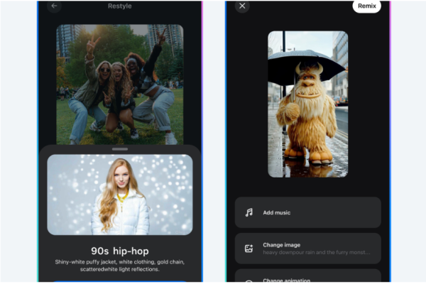 Meta AI ra mắt feed ‘Vibes’ chuyên video AI từ các creator